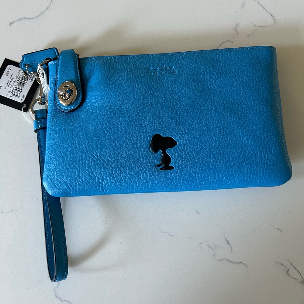 Coach x Snoopy wristlet